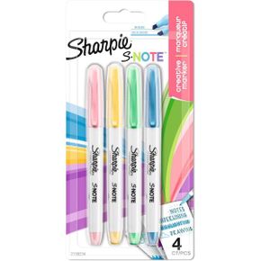 독일 샤피 마커 형광펜 퍼머넌트 세트 SHARPIE SNote Highlighter Creative Marker Pens Writing