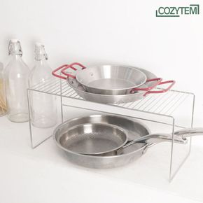 스텐 냄비정리 수납랙 51x19.5cm 싱크대 주방정리 선반