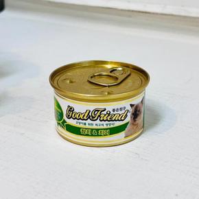 굿프랜드 고양이 간식캔 헤어볼 80g (S33489897)