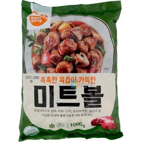 미트볼 냉동 1kg 1개
