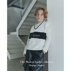 (40%SALE)주니어 체인 니트 베스트