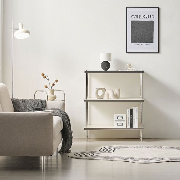 답답함 없는 인테리어 선반 거실장 75cm 3단(목재) WB640 (착불)