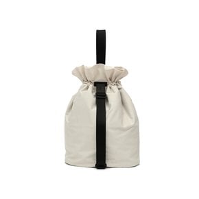 3WAY STRING BAG / WRINKLE / PC / MILK