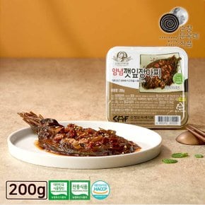 순창문옥례식품 명인 양념깻잎 장아찌 200g PET용기