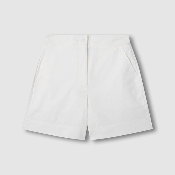 여 코튼 하프 팬츠 J126201068001