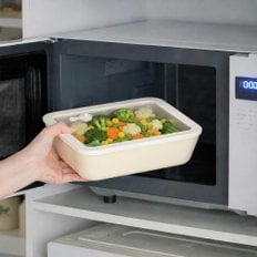 (사은품증정)모노테일 세보리 스팀 유리밧드(뚜껑포함) 전자레인지 찜기 1400ml 버터밀크