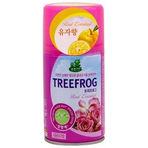 트리프로그 자동분사 방향제 280ml 유자향 청개구리