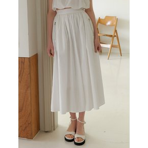 Roof shirring skirt (white)