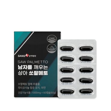 상아제약 남자를 깨우는 상아 쏘팔메토 60g 1,000mg x 60캡슐