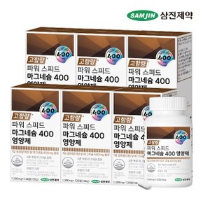 파워 스피드 마그네슘 400 영양제 6병 (720정)
