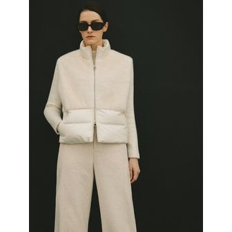 에이틴오비어 [Eco Fur] LUX Padded-Combo Fur Vest