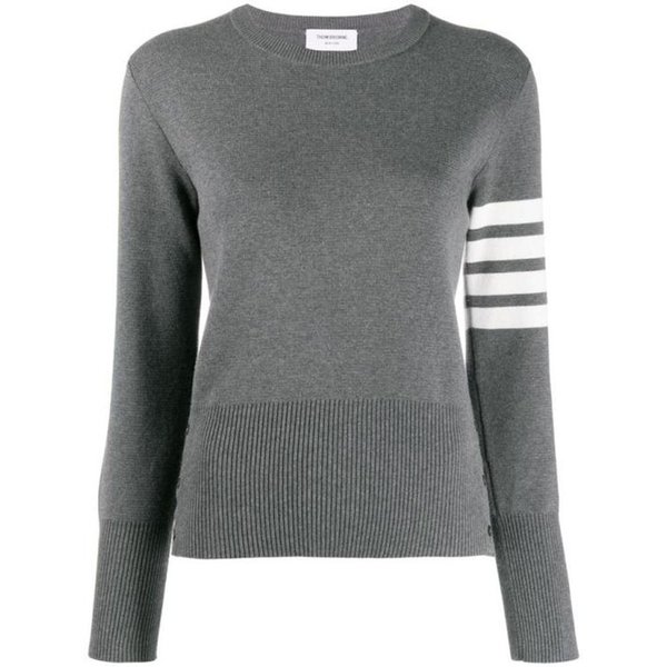 26SS 톰브라운 코튼 밀라노 스티치 4바 풀오버 니트 FKA239A 00219 035 MED GRAY DOM