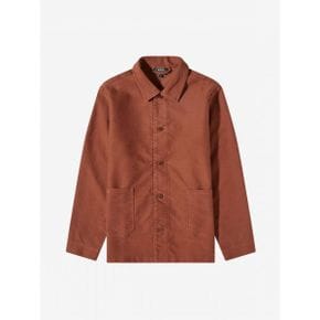 A.P.C. 얼리버드MEN 23SS K이알엘OUAN BLEACHED MOLESKIN JACKET BROWN COFDA H03205 CAD 271224