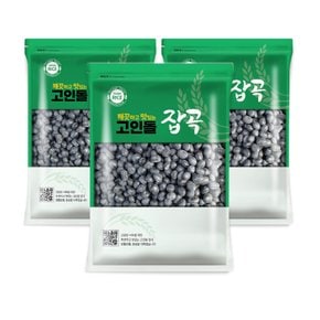 H고인돌잡곡 서리태 3kg(1kgx3개) 국내산 검정콩