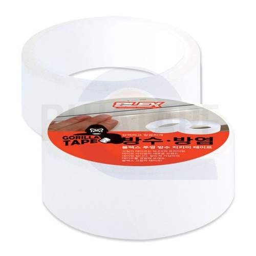 BLEX 투명 단면 방수 방염 테이프 일반형 30mm x 3M