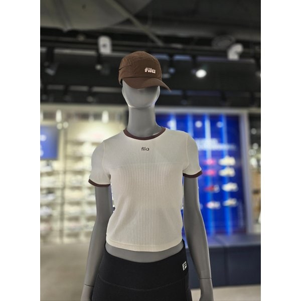 [파주점] 여성 골지 캡내장 크롭 반팔 티(FS2ITH2252F-CRM)