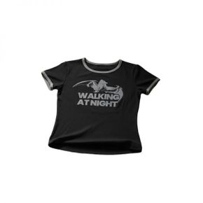 ROA 26 GUNIY RIBBED BABY TEE (YBWW017JY06-BLK0020) (구니 리브드 베이비 티)