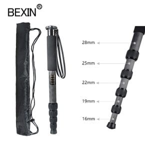 벡신 BEXIN 5단 카메라 셀카 스틱 셀카봉 바타입 전문가용 트레킹 폴대 최단 42cm 최장155cm