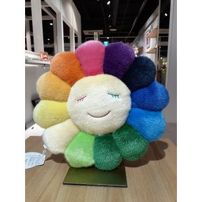 [여주점] [레어팩토리] 무라카미 다카시 - Flower Cushion Rainbow & White 30cm 쿠션