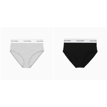 Calvin Klein Underwear 여성 모던코튼 하이웨스트 비키니 2종 택 1(QF6280-001/020)