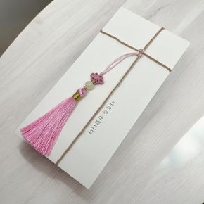 한복 노리개 키링 핑크