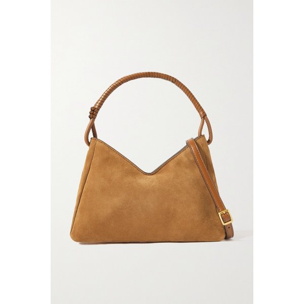 스타우드 발레리 가죽 트리밍 스웨이드 숄더백 1647597308520395