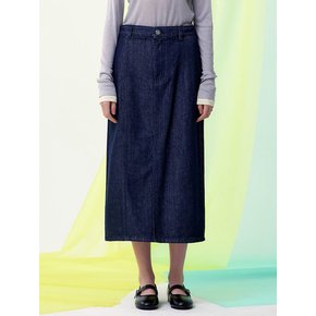 HLine Denim Long Skirt  Navy (KE5127M51R)