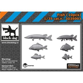 블랙독 1/35 생선 10입 레진키트 HAU3D35003