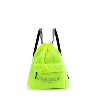 PEEPS(핍스) crew gym bag(neon green)