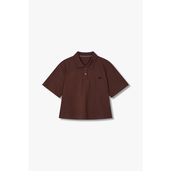 [BASQUIAT] 자수 폴로 넥 티셔츠 7125340182160
