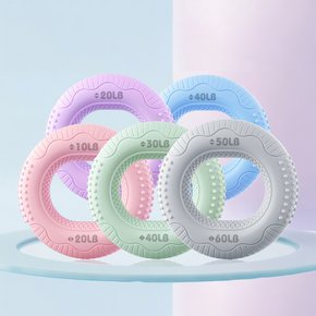 1+1 실리콘 악력기 강도조절 손가락 전완근 근력운동기구