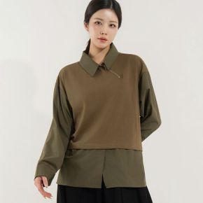 카일로 사이드지퍼 레이어드셔츠_P436938600