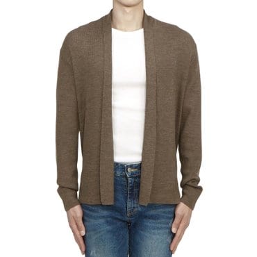 올세인츠 모드 남성 가디건 MK002D VOLE BROWN MARL