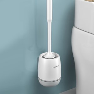  (1+1) 화장실 벽걸이 변기 청소솔 실리콘 변기솔