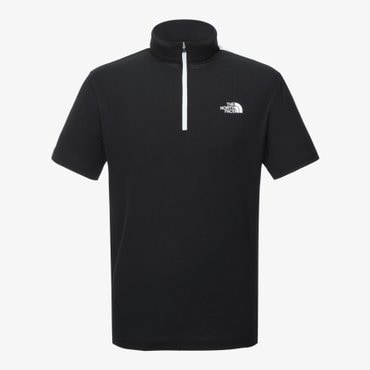 노스페이스 SO 노스페이스 NT7KN00A 남성 띵크 그린 집 티 MS THINK GREEN S/S ZIP TEE