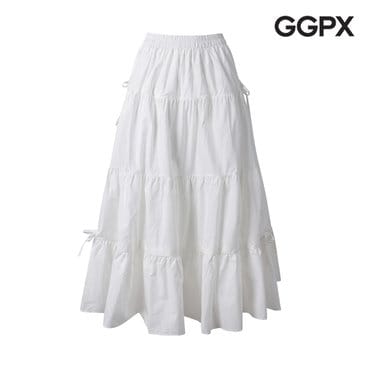 GGPX 캉캉 리본 밴딩 스커트 (GP3SK027F)