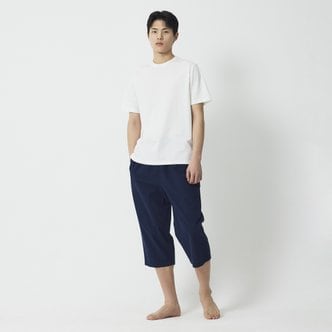 JAJU 남 코튼 시어서커 7부 파자마 팬츠(NAVY / LIGHT NAVY / LIGHT GREY)