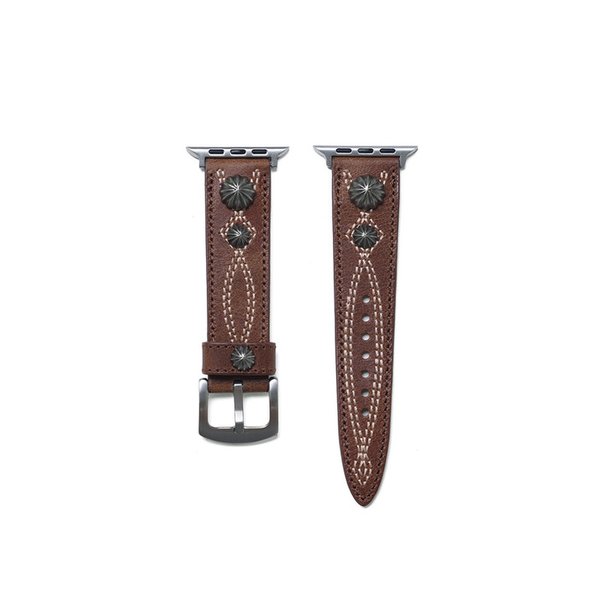 Concho Leather AppleWatch Strap (40/44mm) Brown