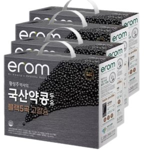  이롬 국산 약콩 두유 190ml (96팩) 블랙5곡 고칼슘