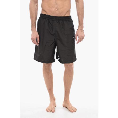 오프화이트 스윔팬츠 OMFD008S23FAB0011001 Black