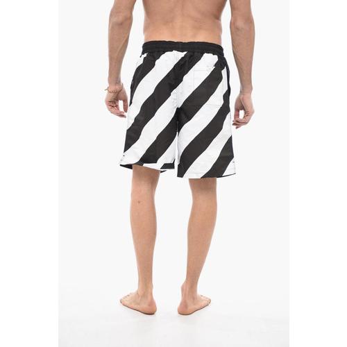 오프화이트 스윔팬츠 OMFD008S23FAB0011001 Black