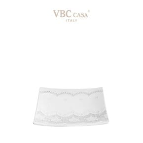 [정식수입]VBC까사 메를레토 사각접시 중 화이트 21cm : VB10319-21-1