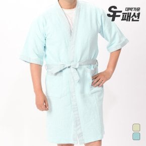 엠보싱 사우나 피부샵 마사지샵 호텔 골프 다용도 가운 단체 로고가능 국산원단 자체제작