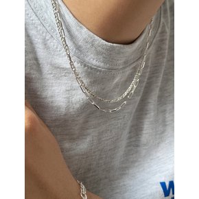 Silver925 Rope layered Necklace_N051