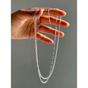 Silver925 Rope layered Necklace_N051