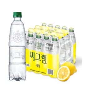 씨그램 탄산수 레몬 350 24개 레몬향 탄산수 350ml