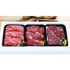 [냉장][안동안심한우] 실속 1호세트 1.5kg (1등급/불고기500g+국거리500g+장조림500g)