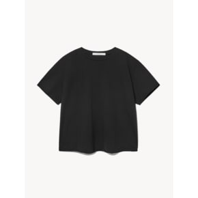 CUTTING CROP T-SHIRT_BLACK