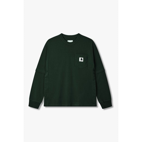 남성 코튼 저지 롱 슬리브 티셔츠 6425321700000