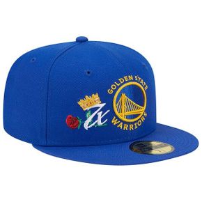 [해외] 934364 뉴에라 모자 NBA 골든스테이트 워리어스 Crown Champs 59FIFTY Fitted Hat Royal